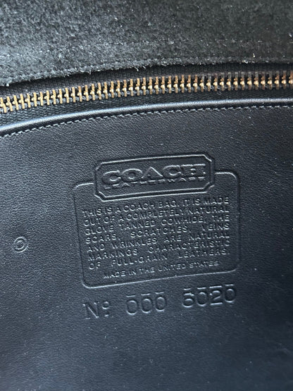 Vintage Coach Black Classic Shoulder Bag