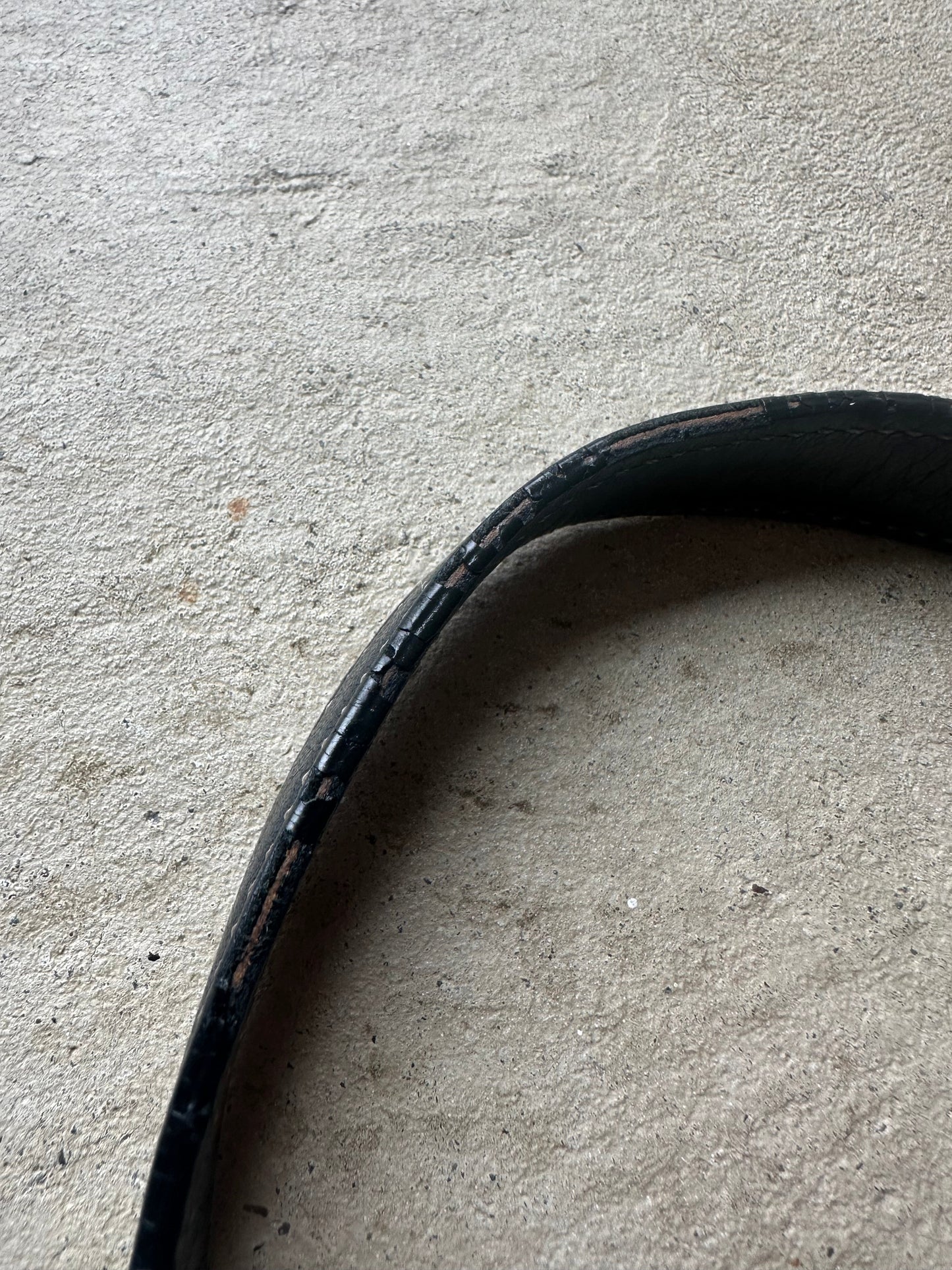 Vintage Black Hampton Coach Shoulder Bag