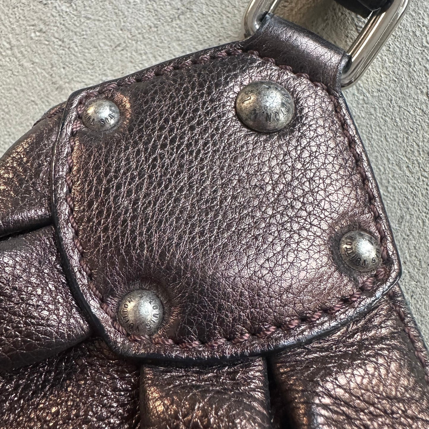 Vintage Louis Vuitton Metallic Mahina Shoulder Bag