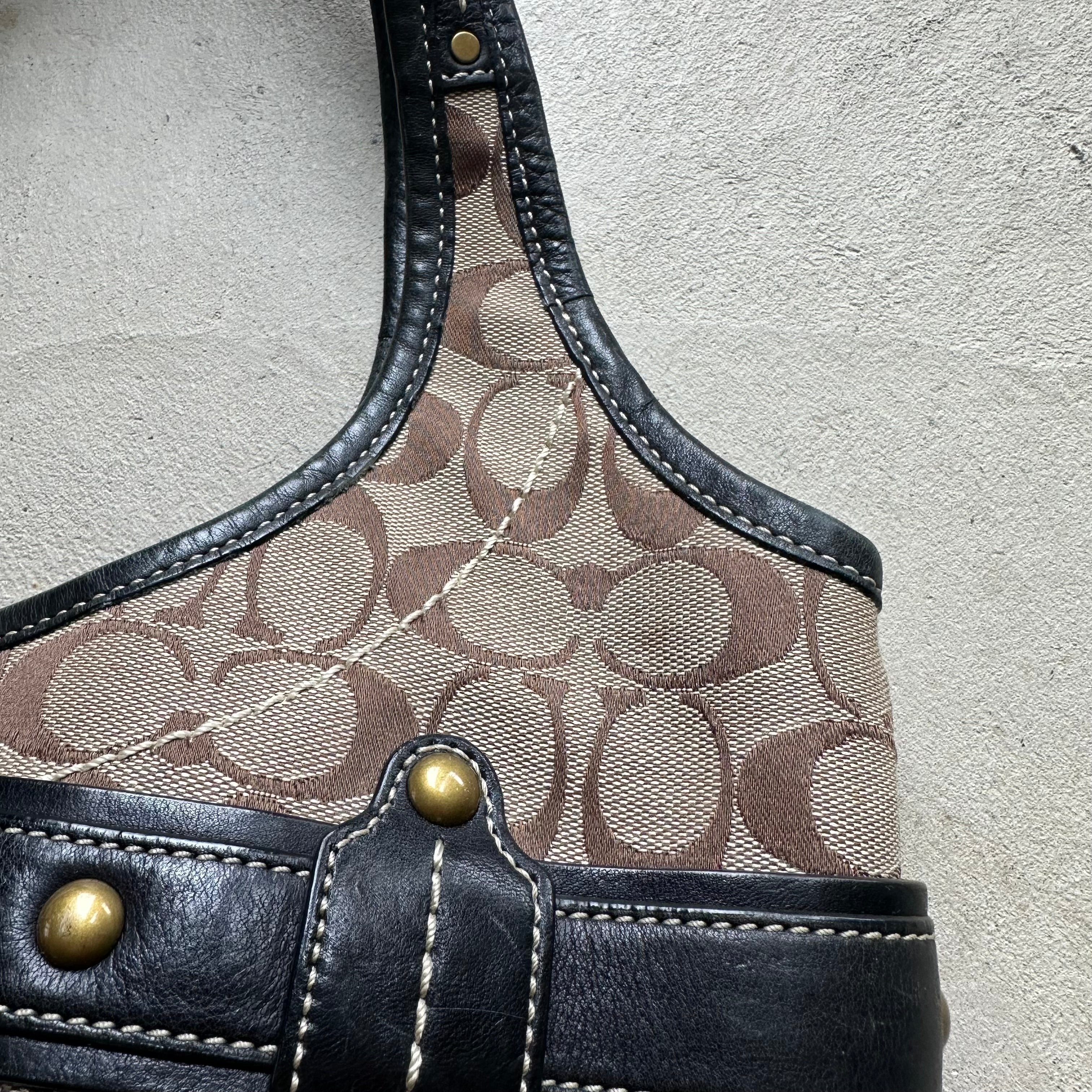 Vintage Y2K Coach Brown Shoulder Bag