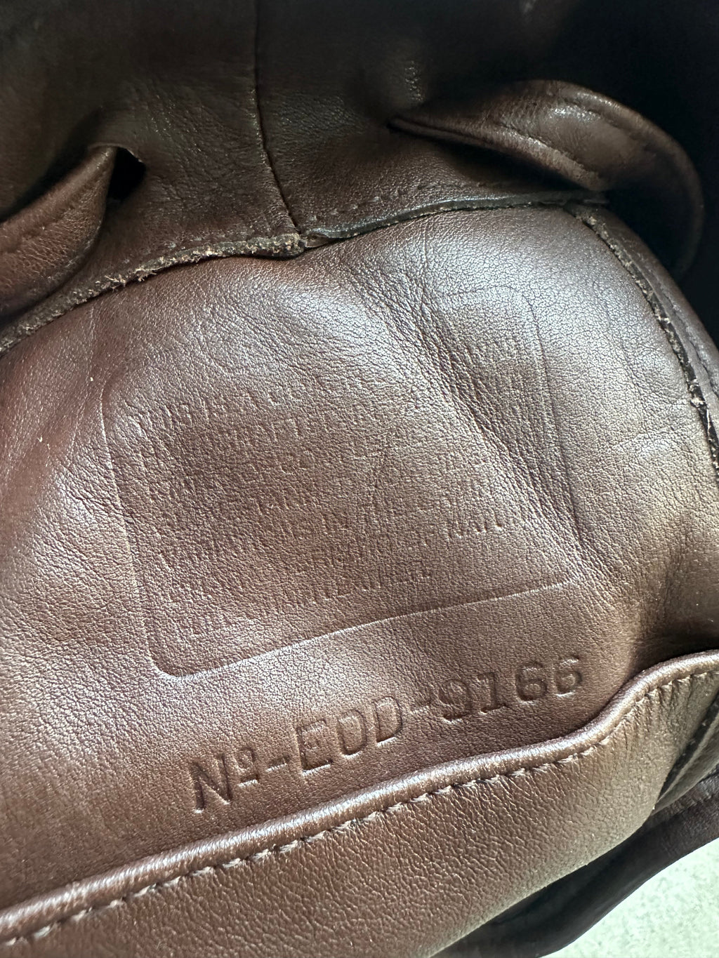 Vintage Coach 9166 Leather Bucket Duffle Hobo Purse