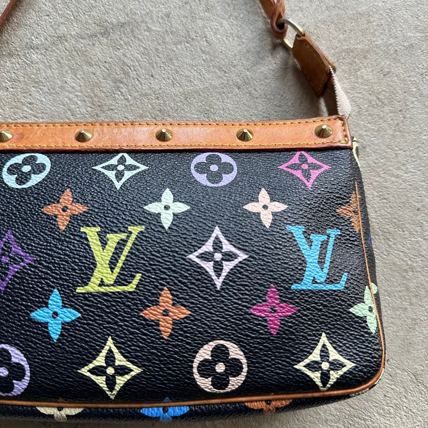 RARE! Louis Vuitton x Murakami Multicolor Pochette