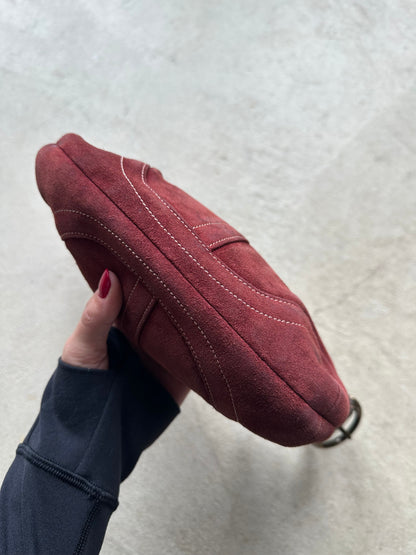 Vintage Burgundy Suede Coach Soho Shoulder Bag