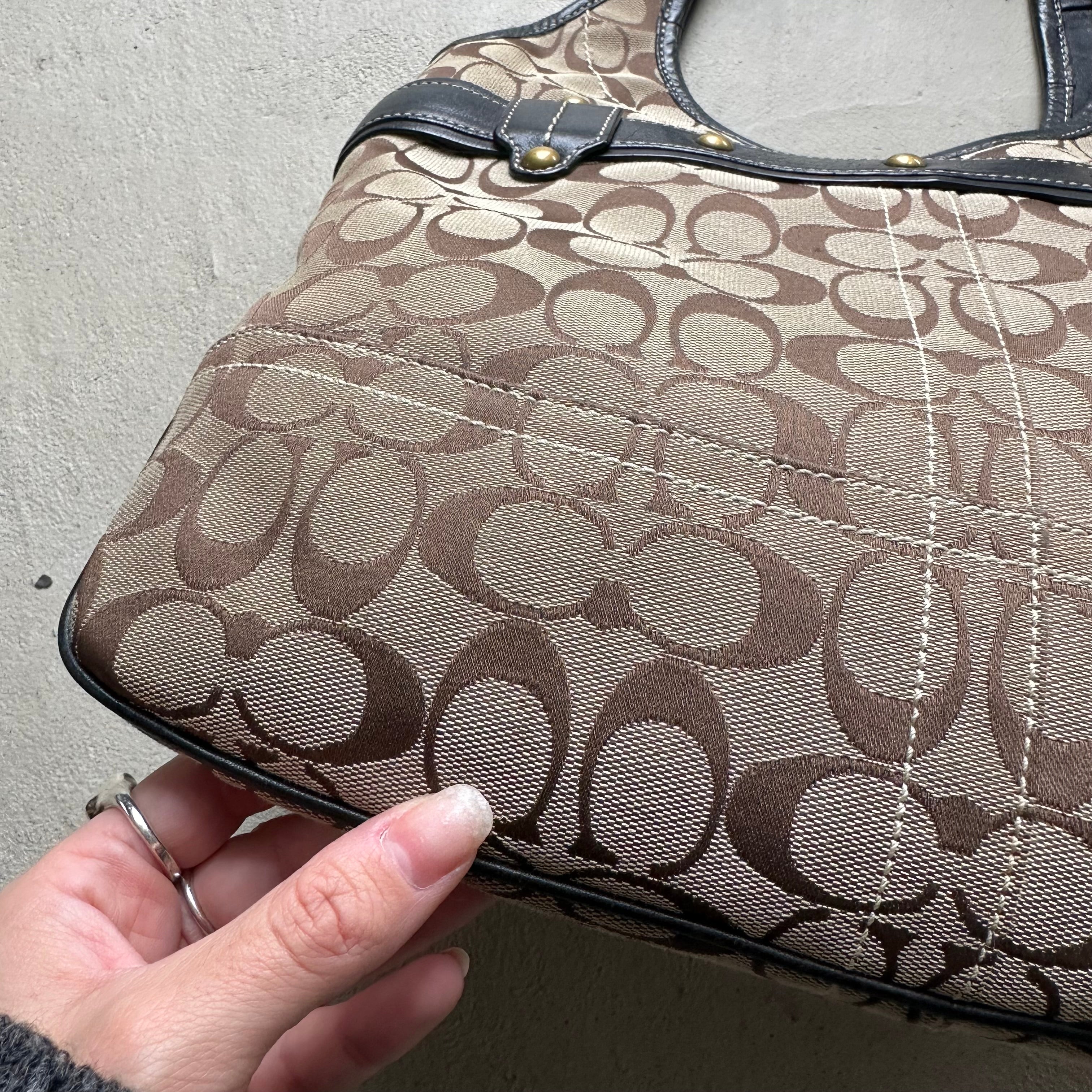 Vintage Y2K Coach Brown Shoulder Bag