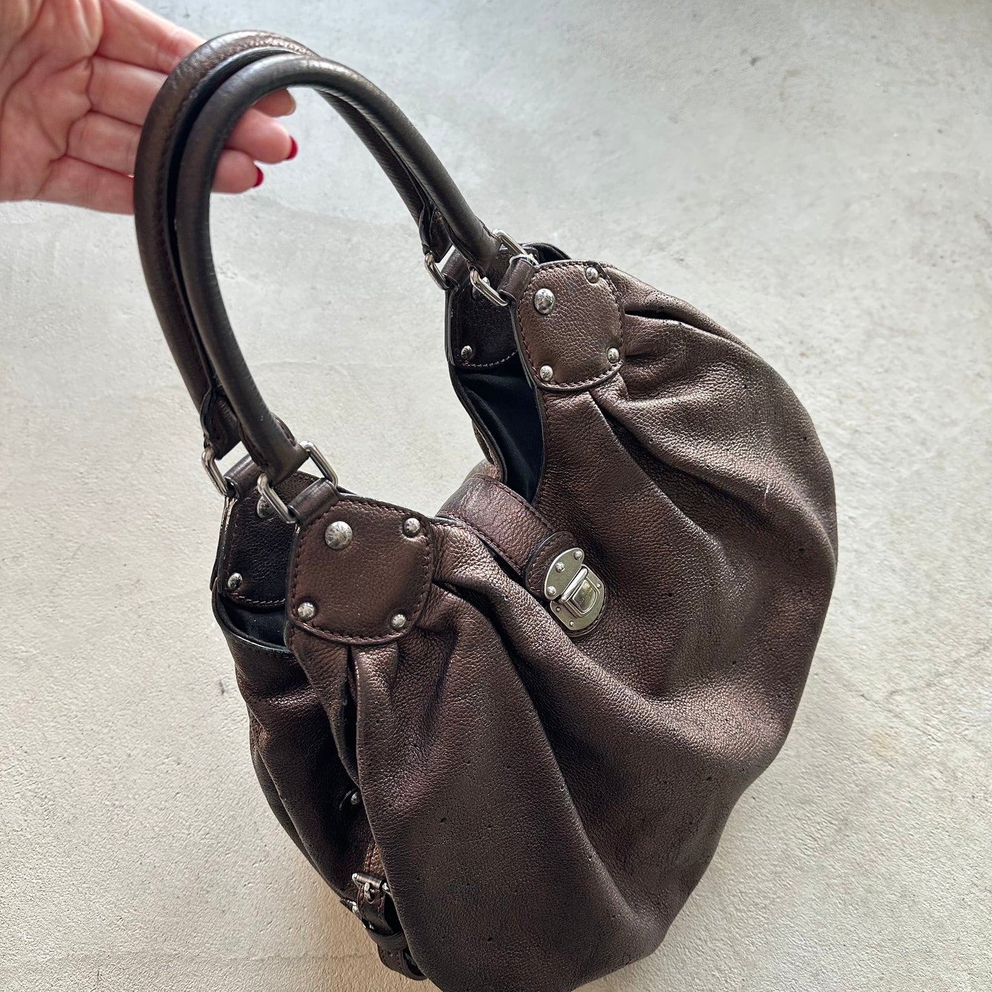 Vintage Louis Vuitton Metallic Mahina Shoulder Bag