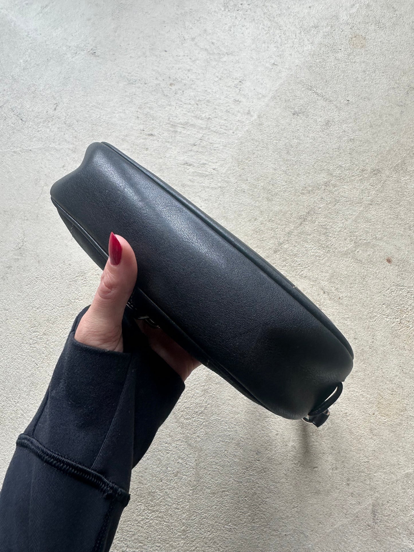 Vintage Black Hampton Coach Shoulder Bag