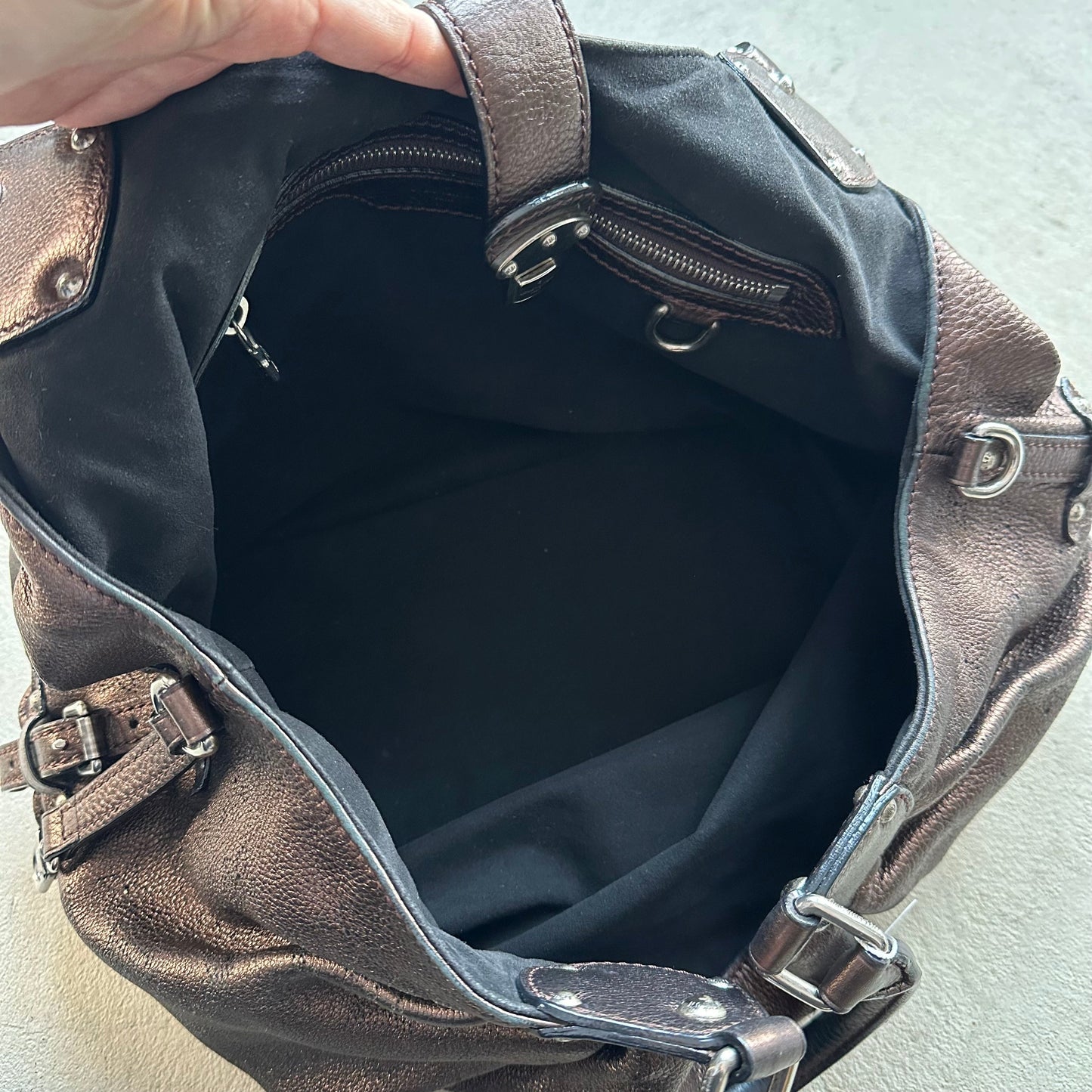 Vintage Louis Vuitton Metallic Mahina Shoulder Bag