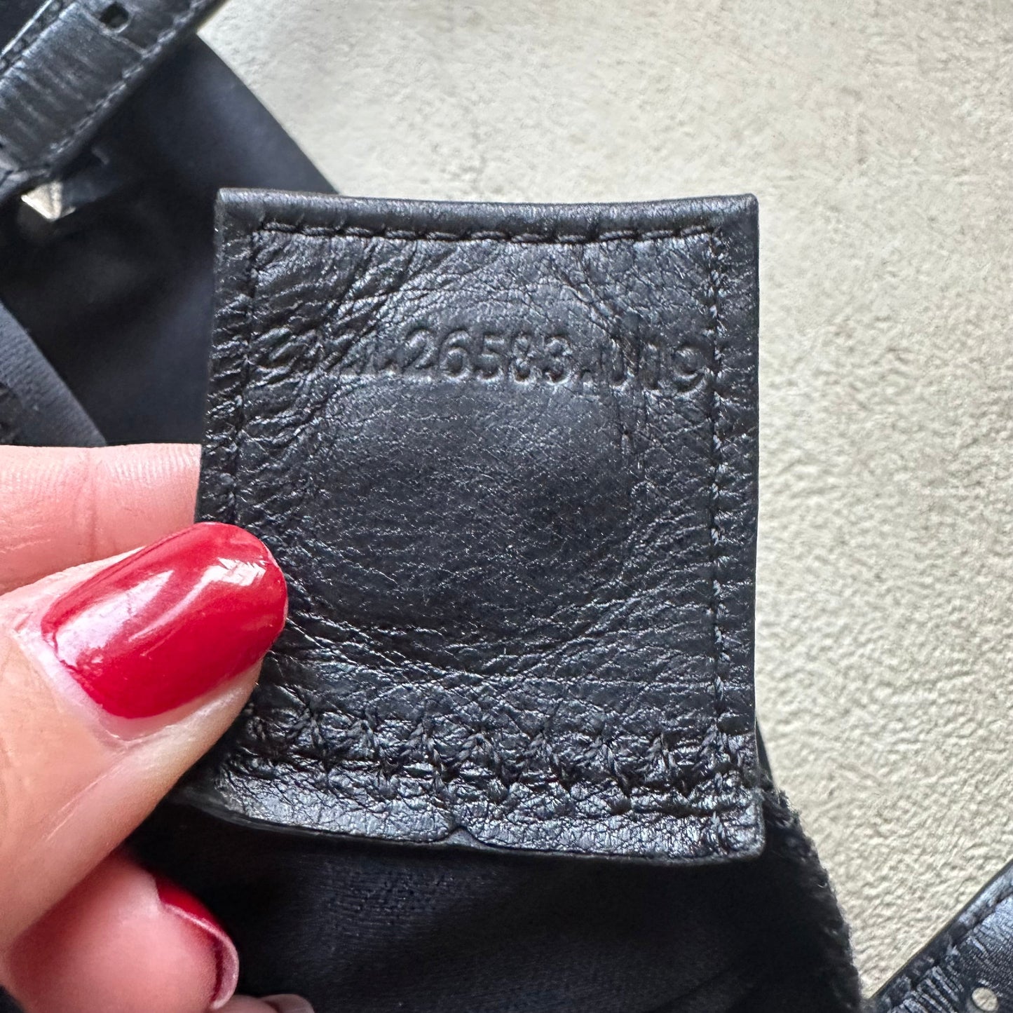 Vintage Fendi Mama Style Double Strap Black Nylon Shoulder Bag