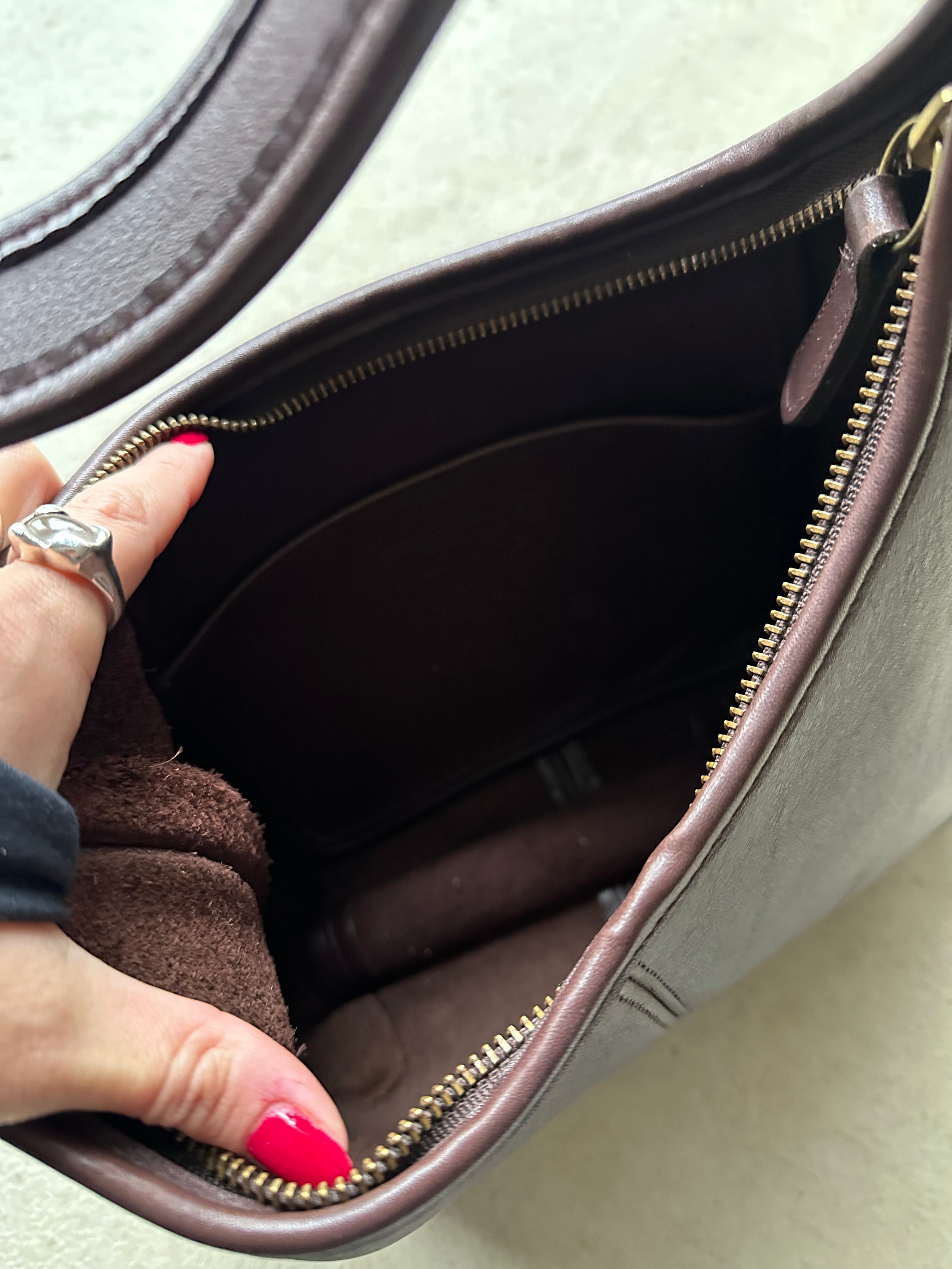 Vintage Coach Ergo Brown Shoulder Bag 9025