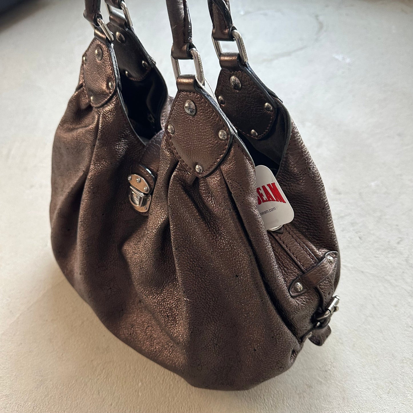 Vintage Louis Vuitton Metallic Mahina Shoulder Bag