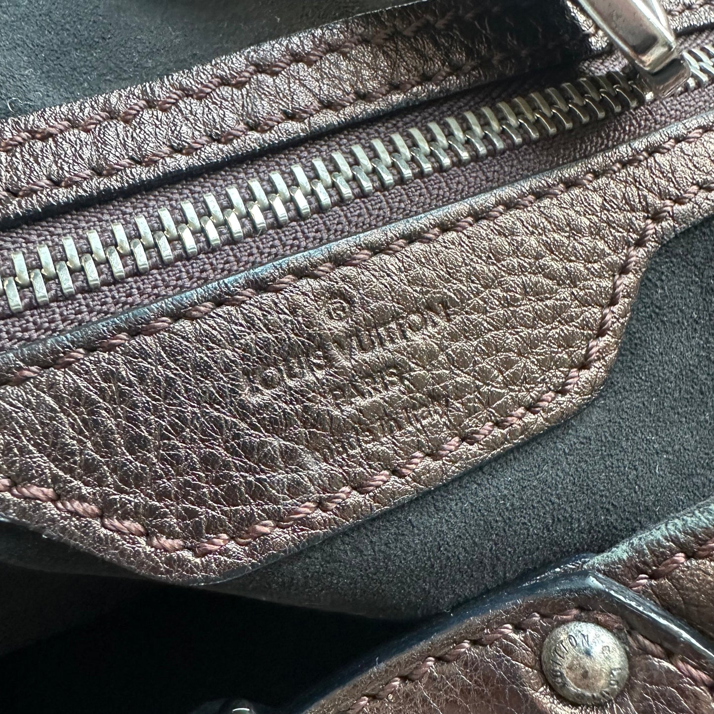 Vintage Louis Vuitton Metallic Mahina Shoulder Bag