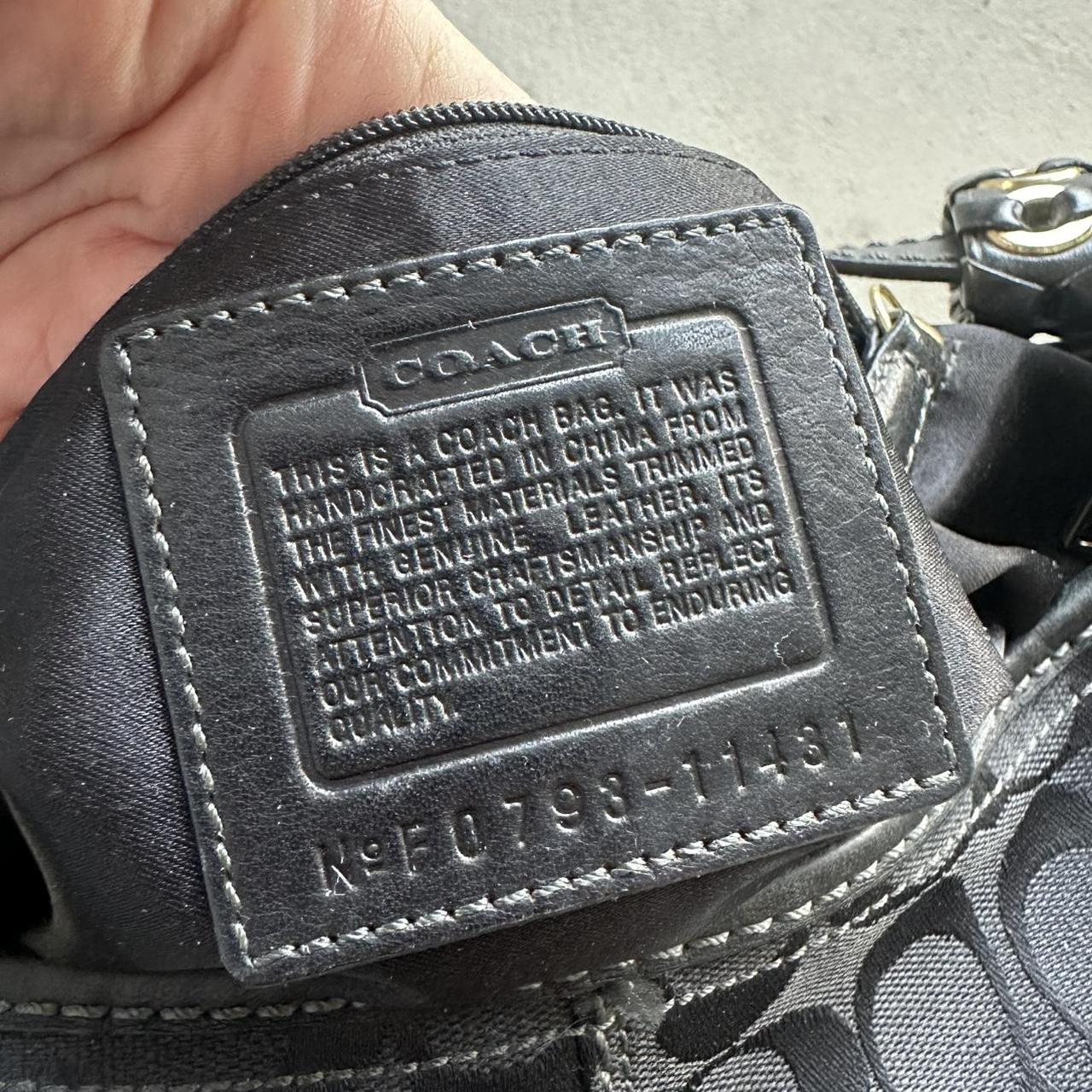 Vintage Y2K Coach Black Shoulder Bag