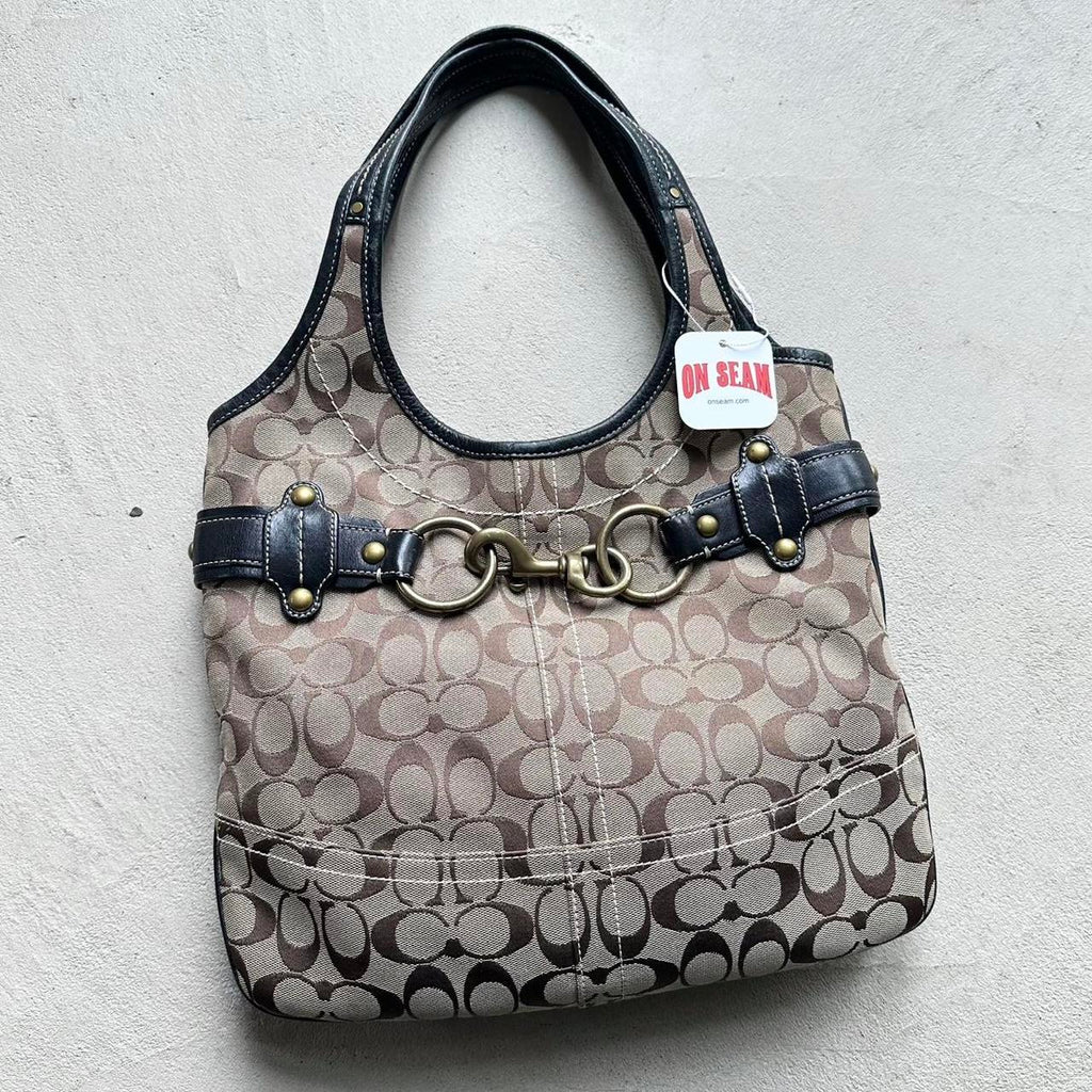 Vintage Y2K Coach Brown Shoulder Bag