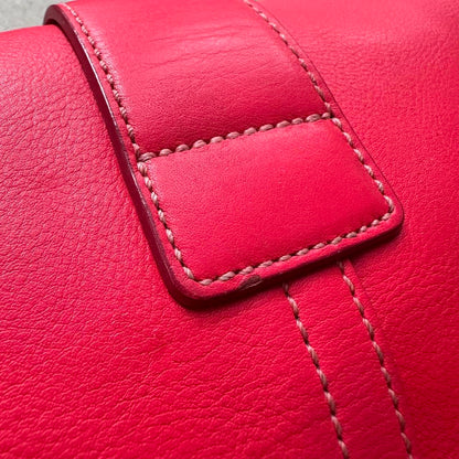 Vintage Y2K Coach Red Mini Leather Square Soho Shoulder Bag