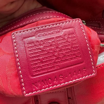 Vintage Y2K Coach Red Mini Leather Square Soho Shoulder Bag