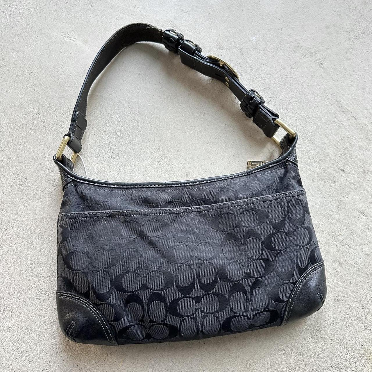 Vintage Y2K Coach Black Shoulder Bag