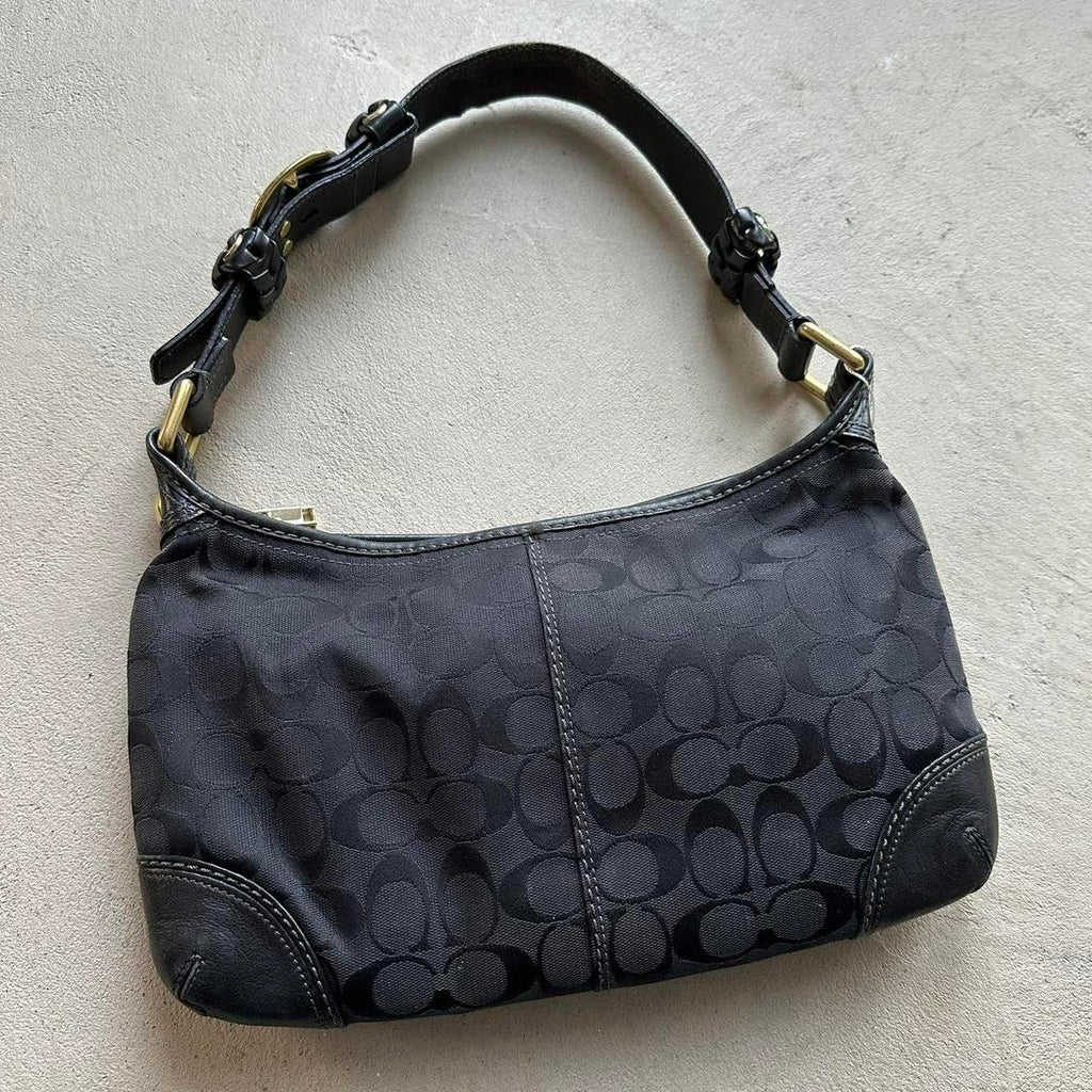 Vintage Y2K Coach Black Shoulder Bag