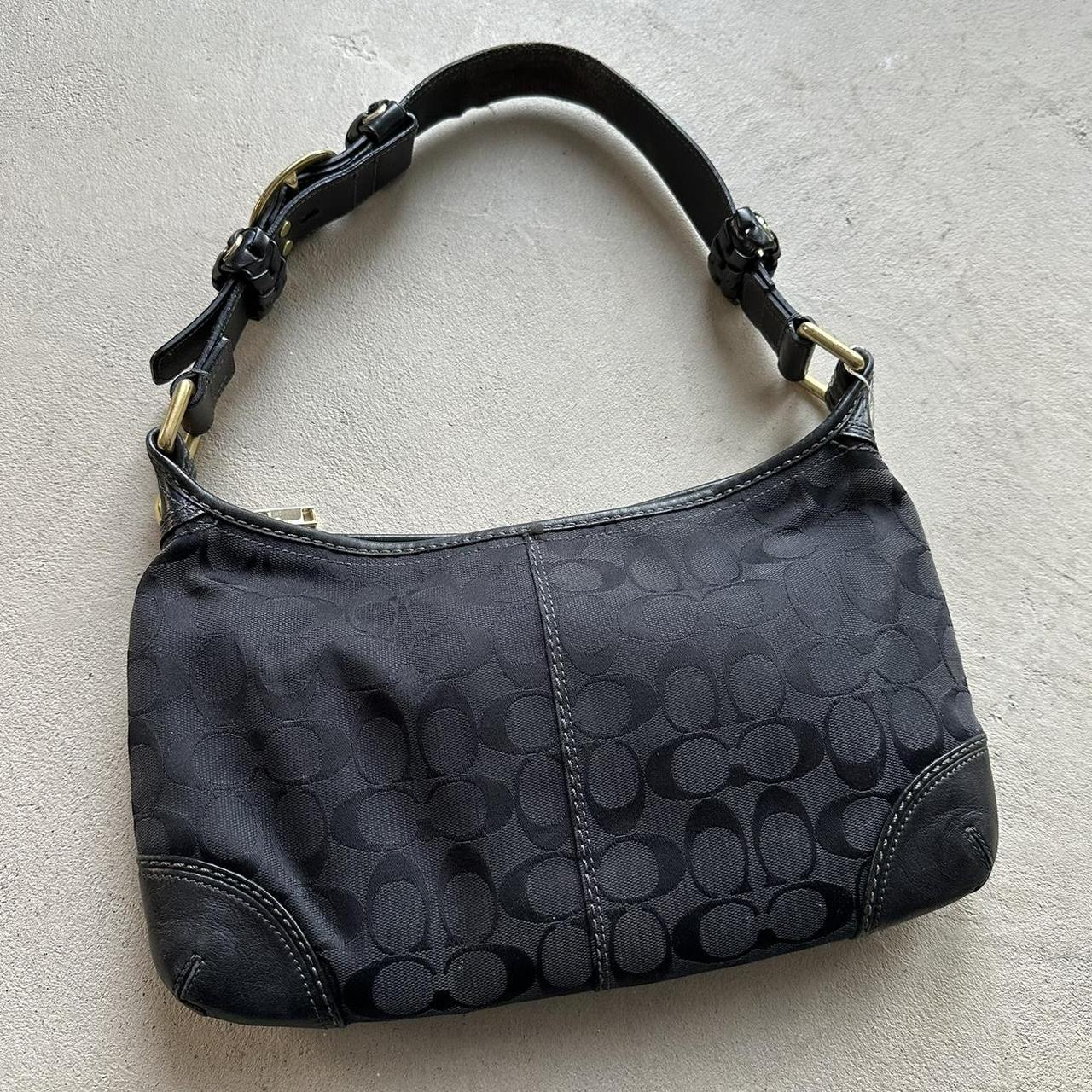 Vintage Y2K Coach Black Shoulder Bag