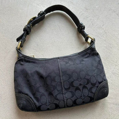 Vintage Y2K Coach Black Shoulder Bag